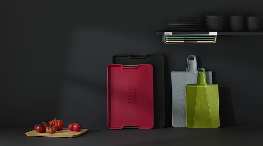 Cut&Carve Plus XL Επιφάνεια Κοπής, με λαβές, μαύρη