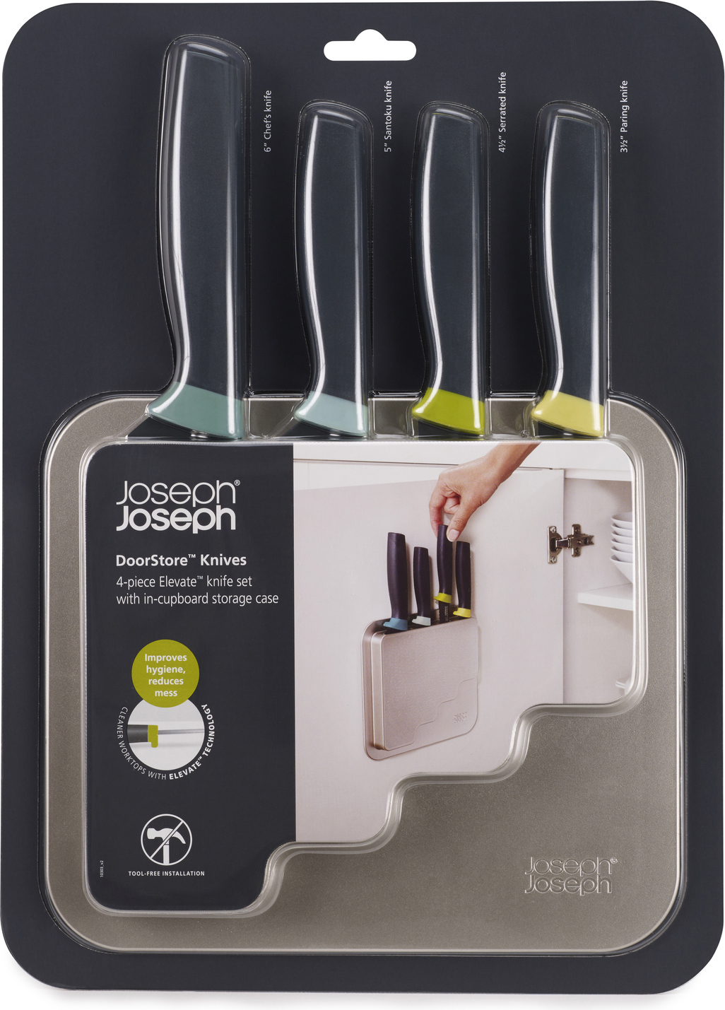 Joseph Joseph DoorStore Chop Cutting Board Set with Storage Case