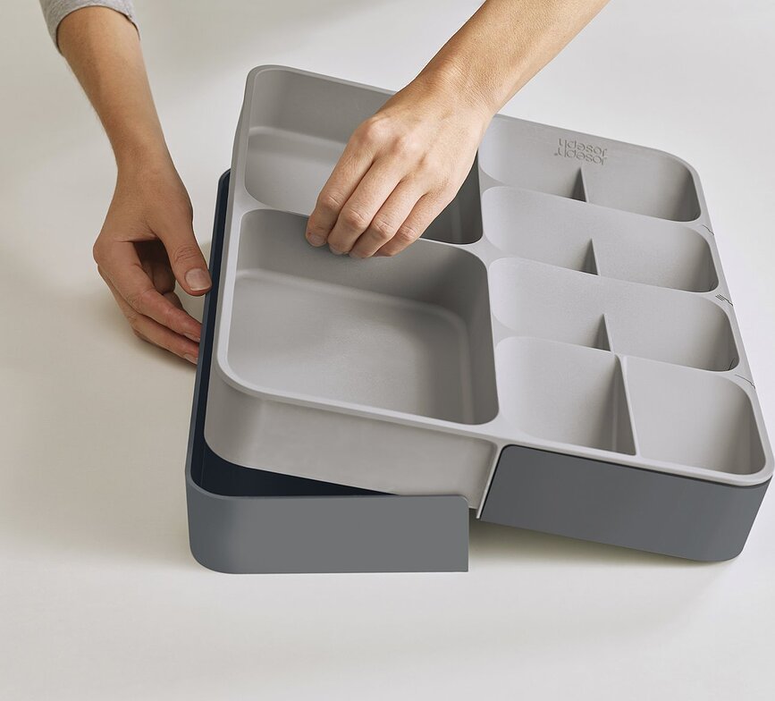 DrawerStore Organisateur de Couverts extensible pour tiroirs