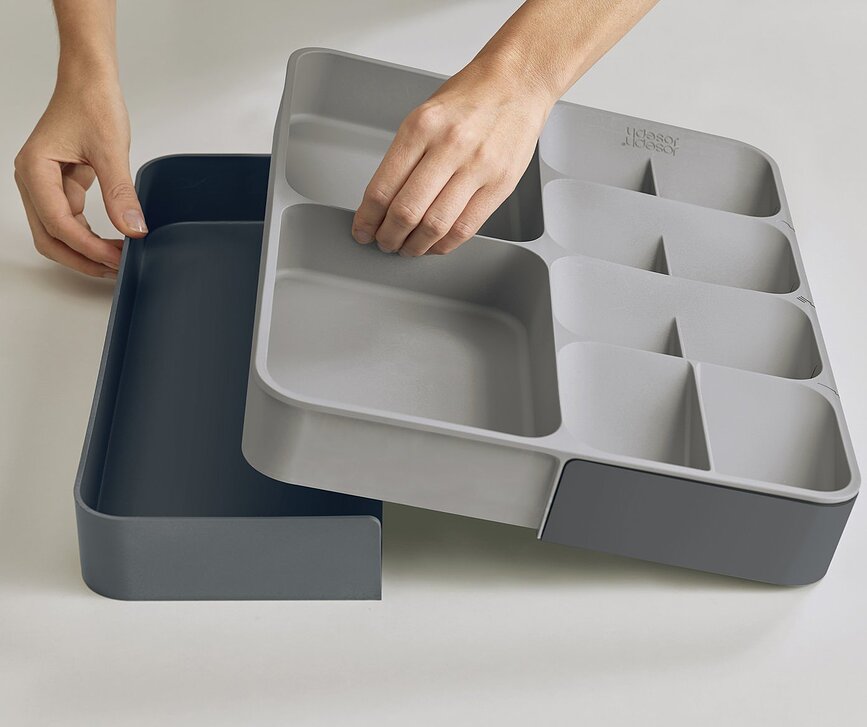 DrawerStore Organisateur de Couverts extensible pour tiroirs