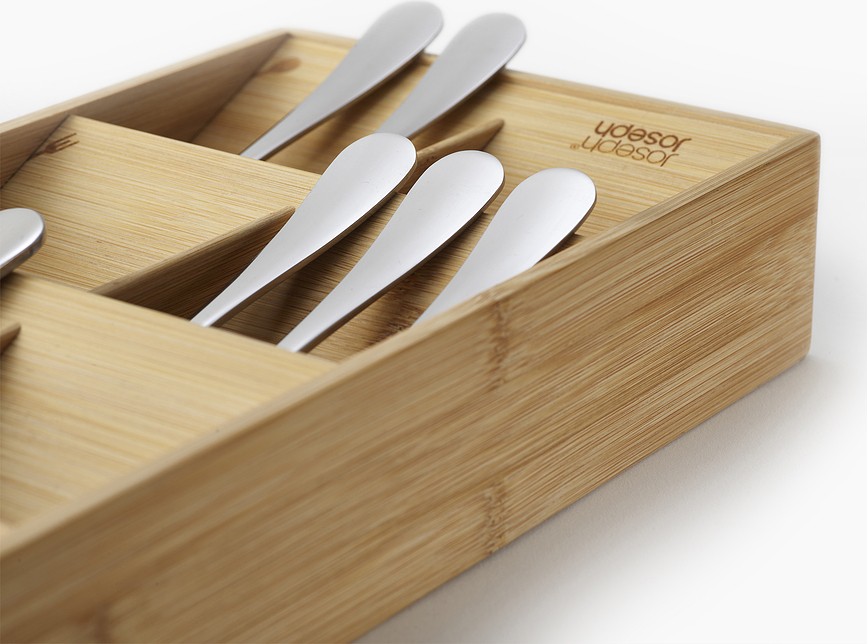 DrawerStore Organizator za pribor za jelo veliki bambusov