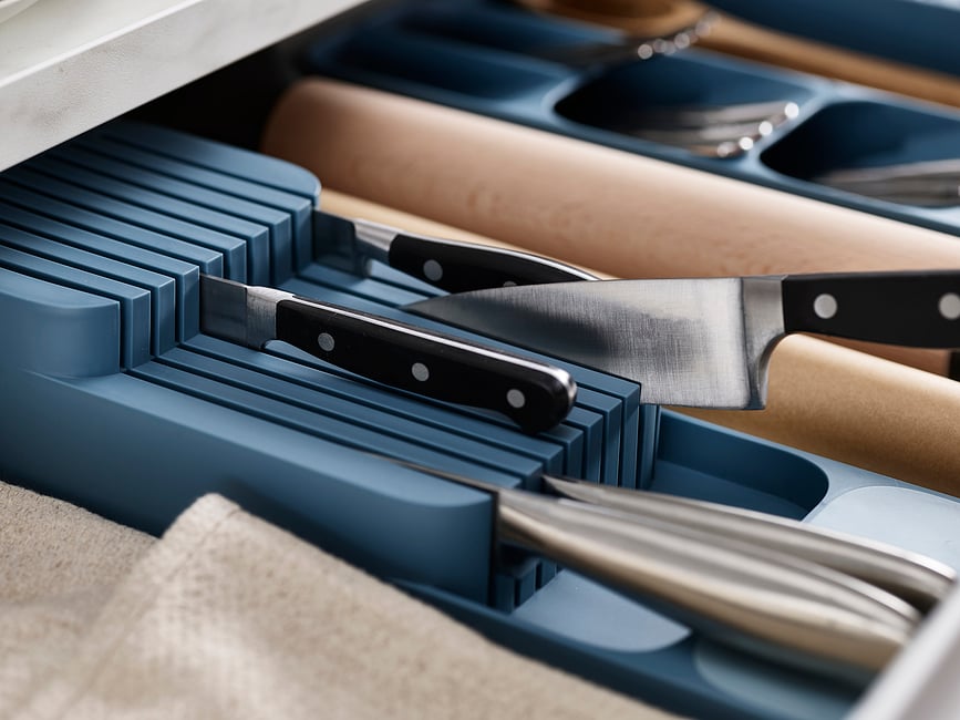 DrawerStore Range-Couteaux, gris