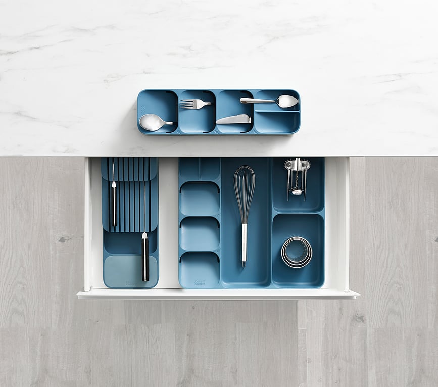 DrawerStore Range-Couteaux, gris