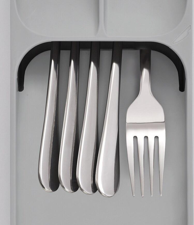 DrawerStore Organisateur de Couverts, gris