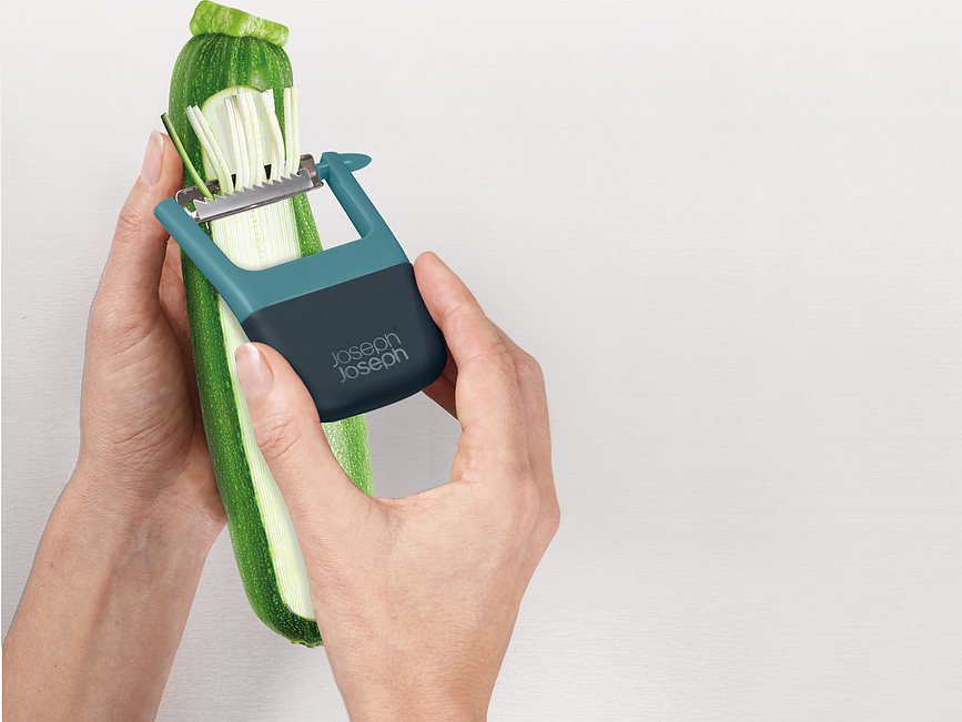 Duo Αποφλοιωτής Julienne, γκρι-μπλε