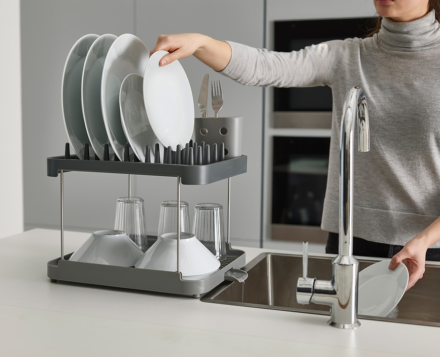 Duo Cjedilo za Posuđe dvoslojno sivo