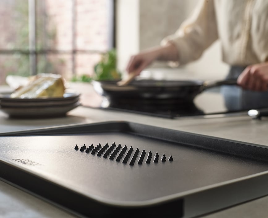 Duo Daska za rezanje 34,7 x 15 cm crna