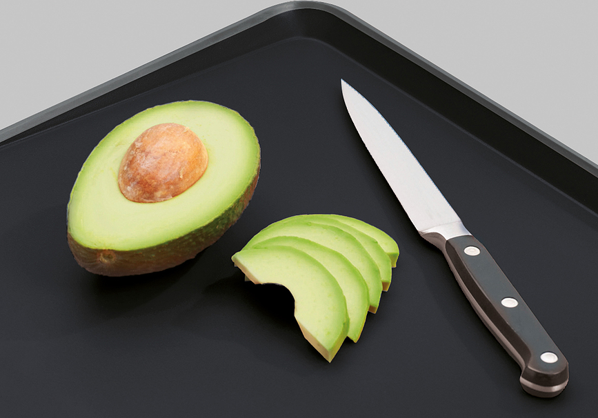 Duo Επιφάνεια Κοπής, 34,7 x 15 cm, μαύρη