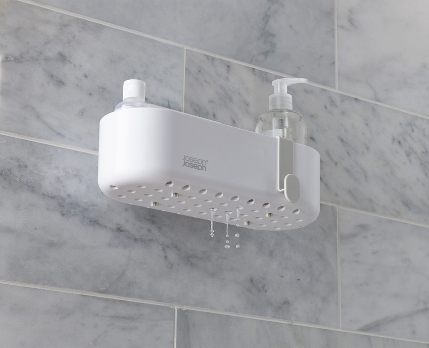 Duo Étagère de Douche, blanche