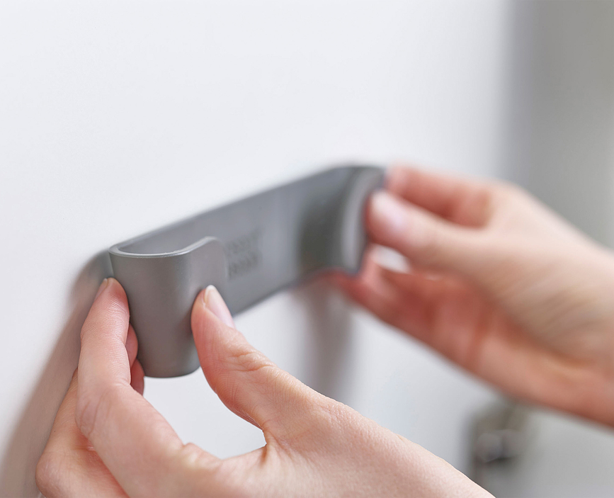 Duo Λαβές Καπακιών, γκρι, 3 τμχ