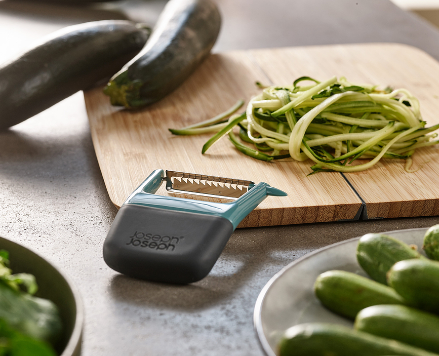 Duo Lupilec za julienne, sivo-moder