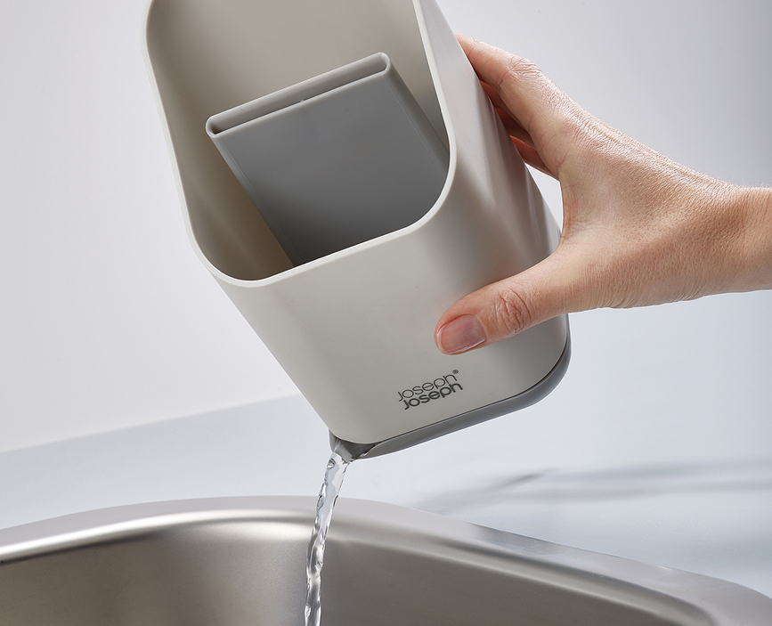 Duo Odkapnik za jedilni pribor, 18,7 cm, siv