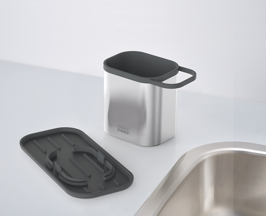 Duo Οργανωτής για νεροχύτη, μαύρο-ασημί