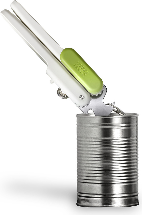 Duo Ouvre-boîtes et Décapsuleur, blanc et vert