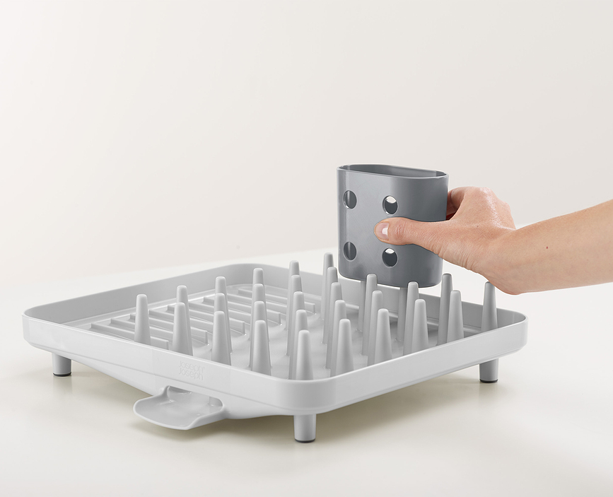 Duo Πιατοθήκη, 31,5 x 33,5 εκ., γκρι