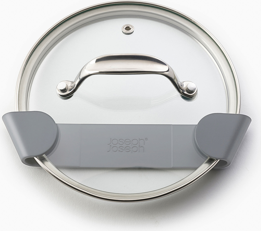 Duo Poignées pour Couvercles, grises, Lot de 3