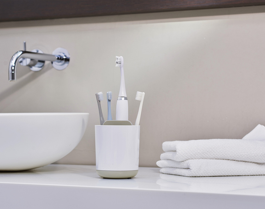 Duo Porte-brosse à dents, blanc