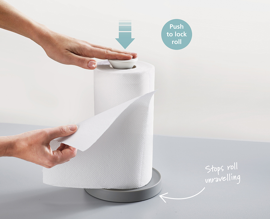 Duo Stojalo za papirnate brisače, sivo