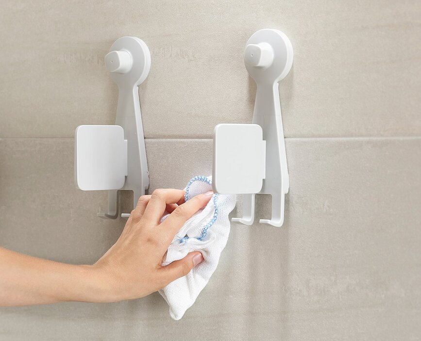 EasyStore S Étagère de Douche avec miroir