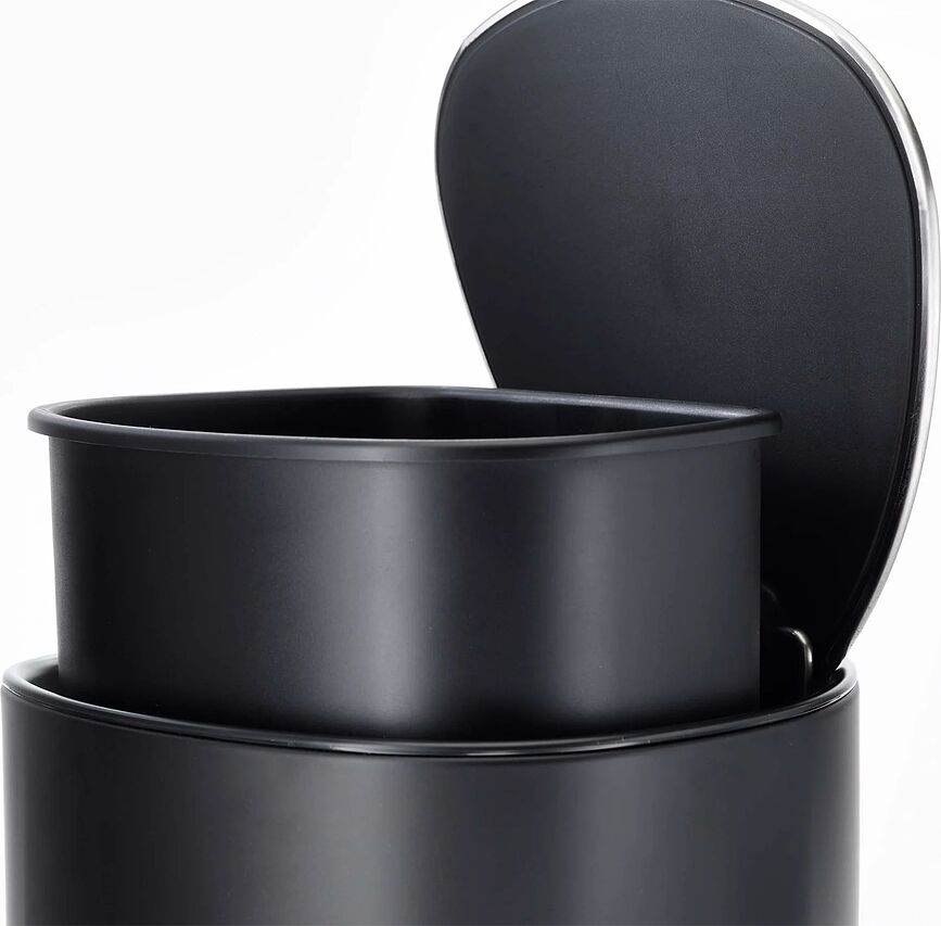 EasyStore Koš za smeti, 5 l, črn