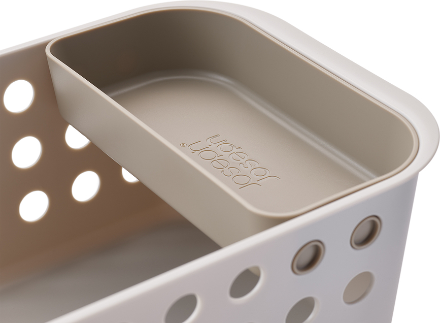 EasyStore Organisateur de Salle de Bain L, écru