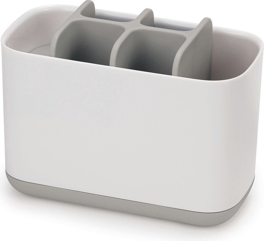 EasyStore Pot à brosses à dents, grand, gris