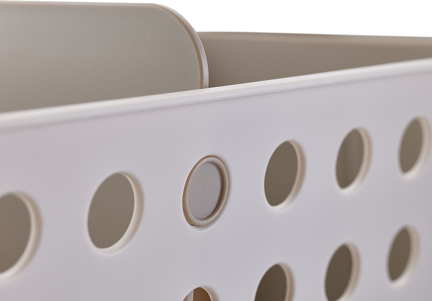 EasyStore Slimline Organisateur de Salle de Bain, écru