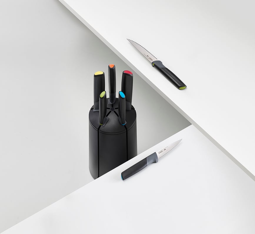 Elevate Blok za Noževe okretni s 5 noževa boja kadulje