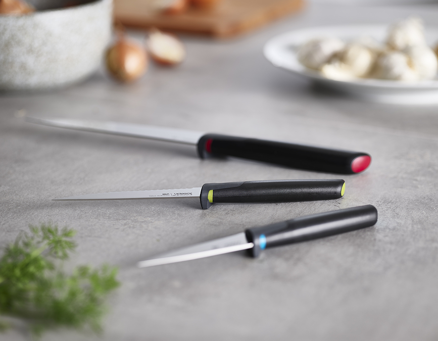 Elevate Couteaux d'office, dentelé et de chef, Set 3 pièces