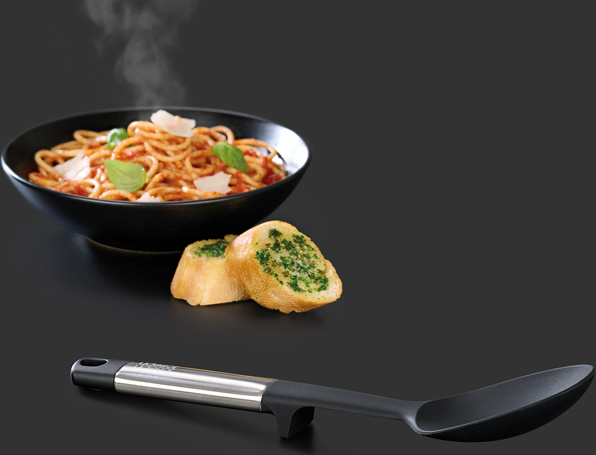 Elevate Κουτάλα Κουζίνας, μαύρο-ασημί