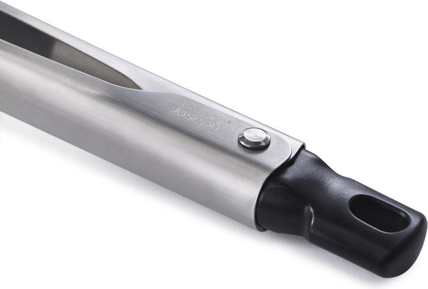 Elevate Set d'ustensiles de cuisine avec support, noir et argenté, Set 4 pièces