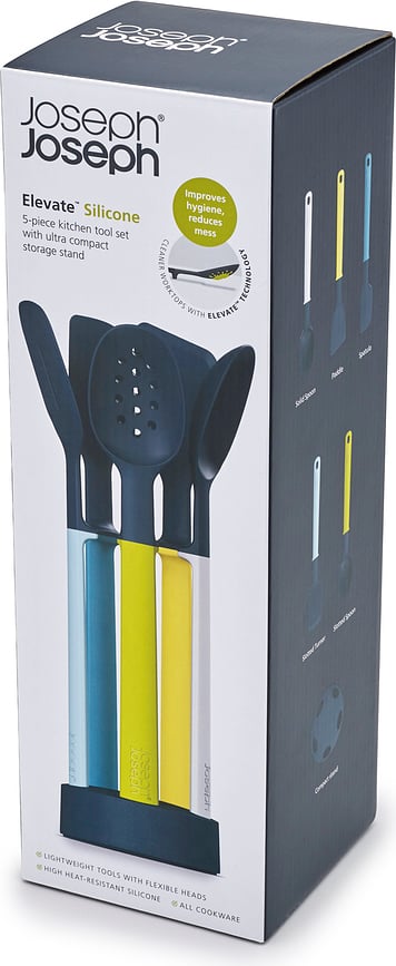 Elevate Set kuhinjskog pribora silikonski sa stalkom 5-dijelni