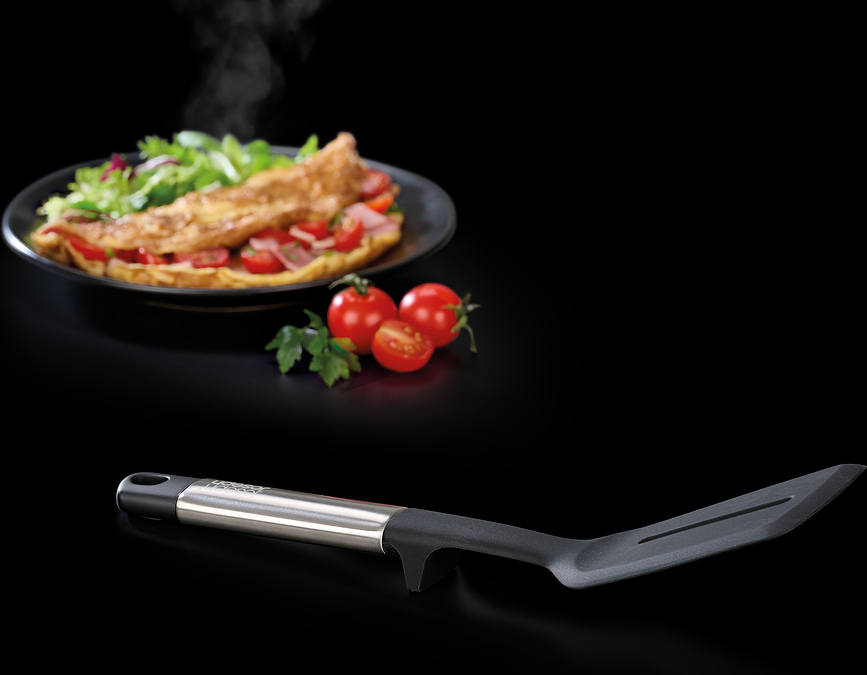 Elevate Spatule, noire et argentée