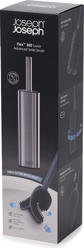 Escobilla de WC de acero Flex 360