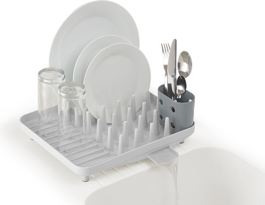 Escurridor de Platos Duo, 31,5 x 33,5 cm, gris