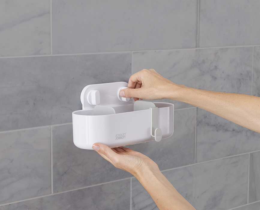 Estante de ducha Duo, blanco