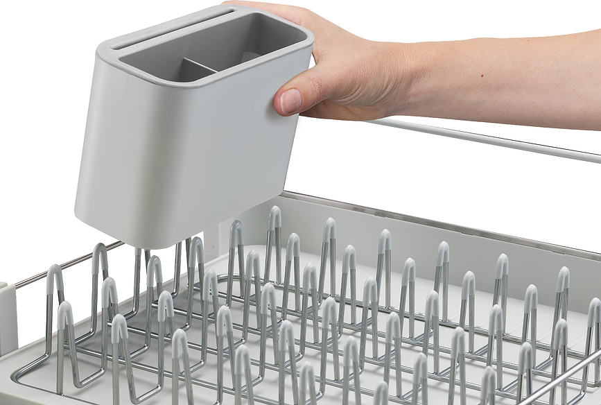 Extend Steel Égouttoir à Vaisselle grand, graphite