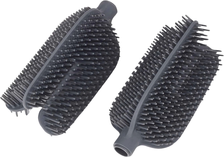 Flex 360 Têtes de Rechange pour Brosse WC, grises, Lot de 2