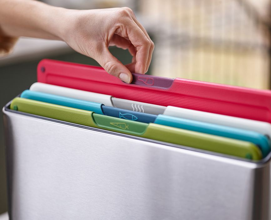 Folio Icon Steel Planches à Découper, multicolores, Set 5 pièces