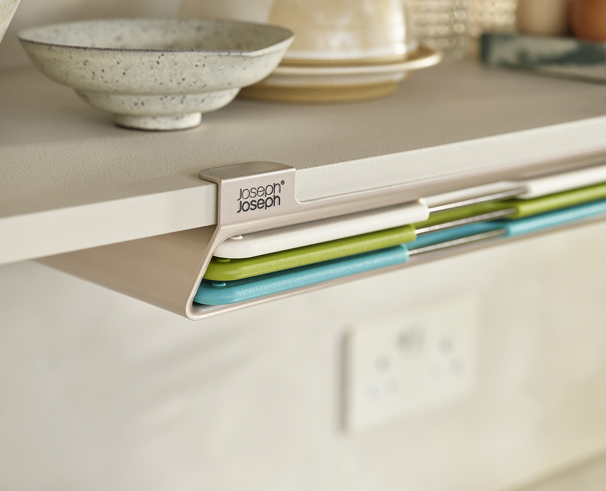 Folio Planches à Découper avec support de rangement, 31,5 cm, multicolores, Lot de 4