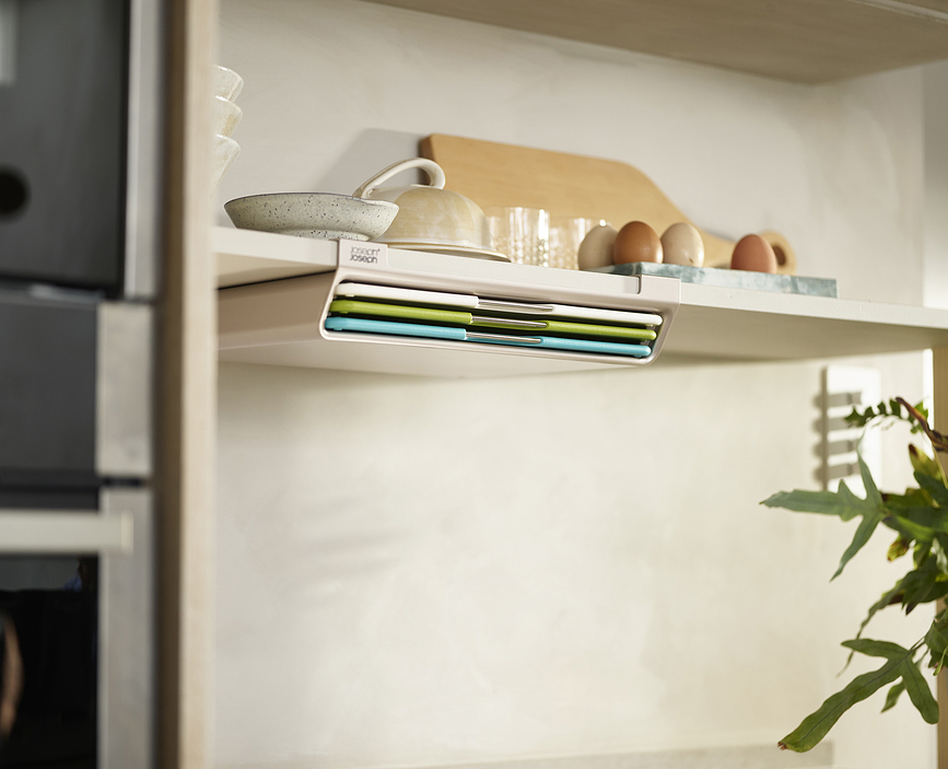 Folio Planches à Découper avec support de rangement, 31,5 cm, multicolores, Lot de 4