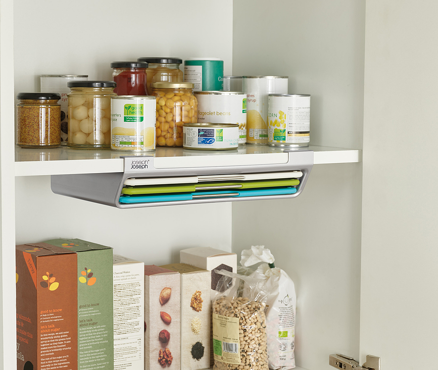 Folio Planches à Découper avec support de rangement, 31,5 cm, multicolores, Lot de 4