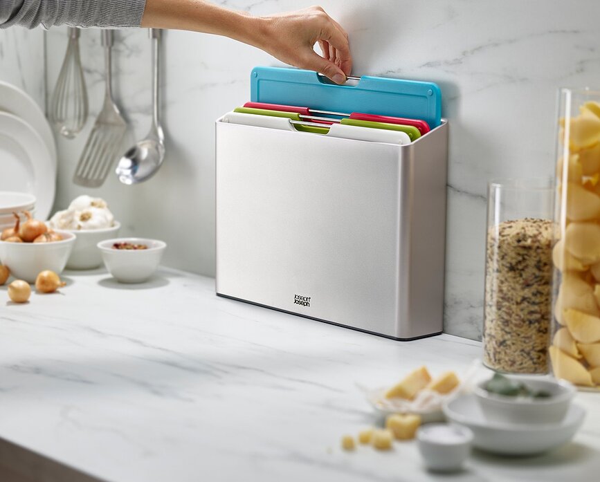 Folio Planches à Découper grandes, argent foncé, Lot de 4