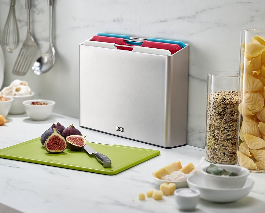 Folio Επιφάνειες Κοπής μεγάλες, σκούρο ασημί, 4 τμχ