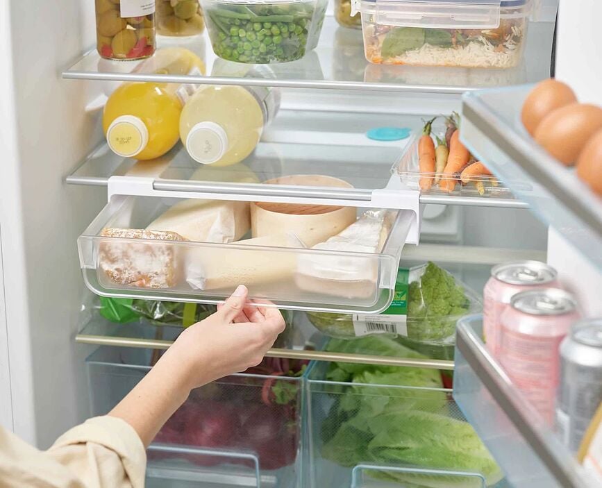 FridgeStore Organizator za hladnjak 31 cm transparentan