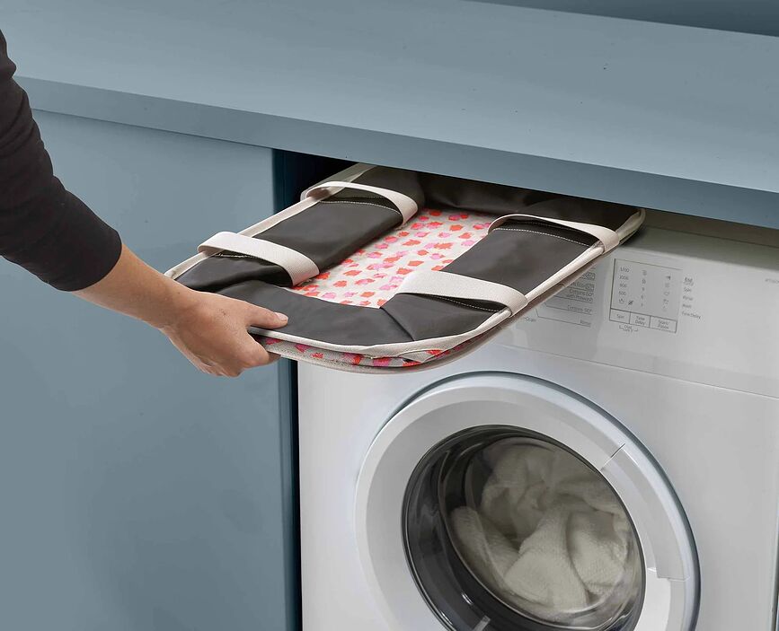 Hold All Panier à Linge pliable, 35 l, gris