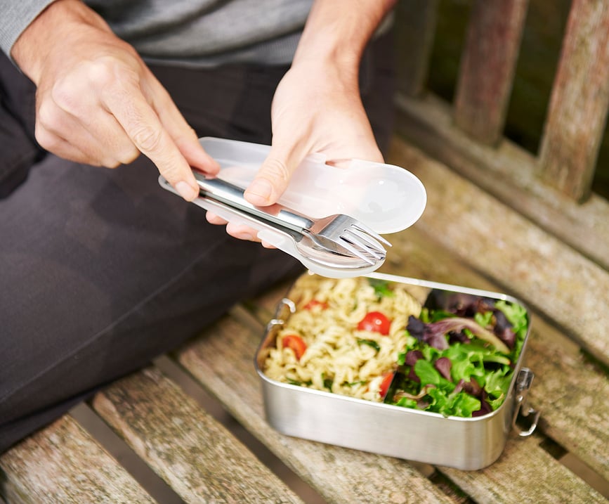 Juego de Cubiertos con estuche Duo, 4 piezas