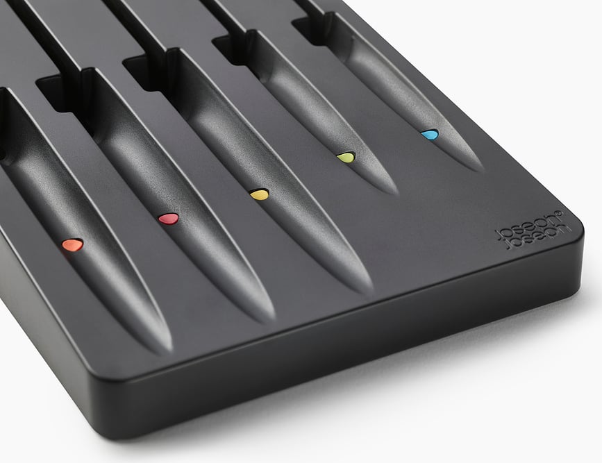 Juego de Cuchillos y Accesorios Elevate, multicolor, con organizador, 12 piezas