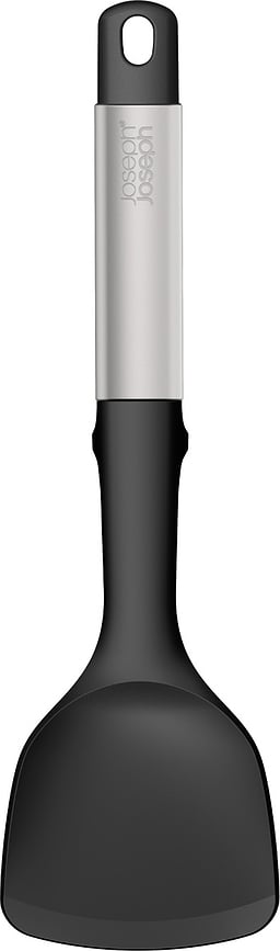 Juego de Utensilios de Cocina con soporte Elevate, negro y plateado, Set de 4 piezas