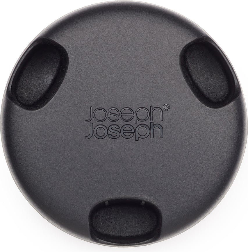 Juego de Utensilios de Cocina con soporte Elevate, negro y plateado, Set de 4 piezas